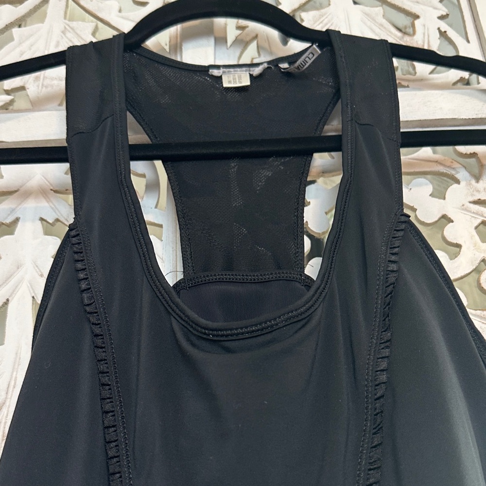 adidas Black Racerback Muscle Tank - Picture 6 of 17